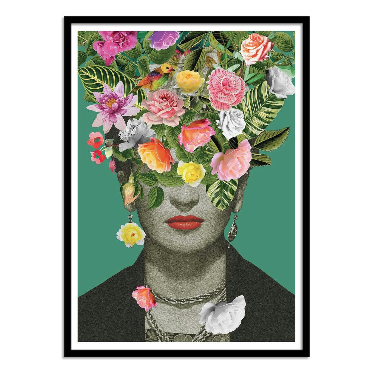 1X - FLORAL FRIDA - FRIDA FLORAL STUDIO - Affiche d'art 30 x 40 cm