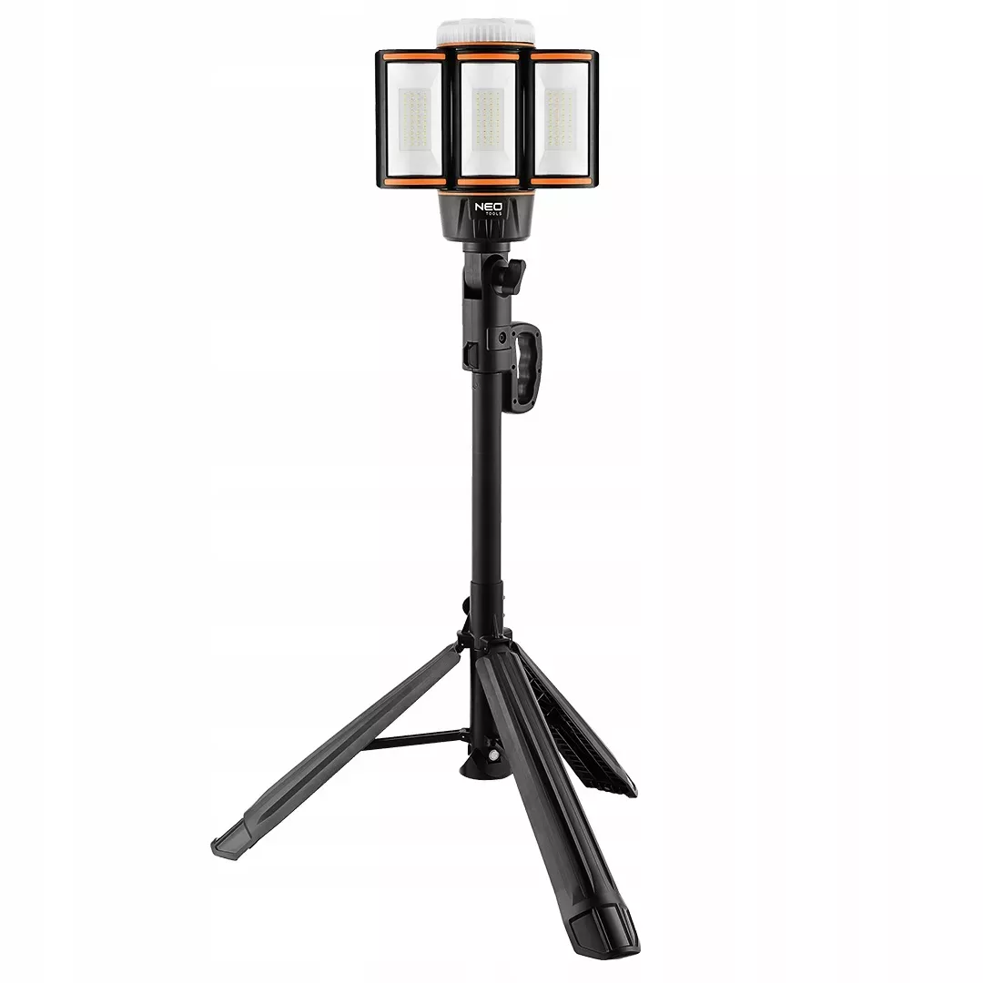 Lampa akumulatorowa warsztatowa na standzie 5000lm LED   ładowarka NEO