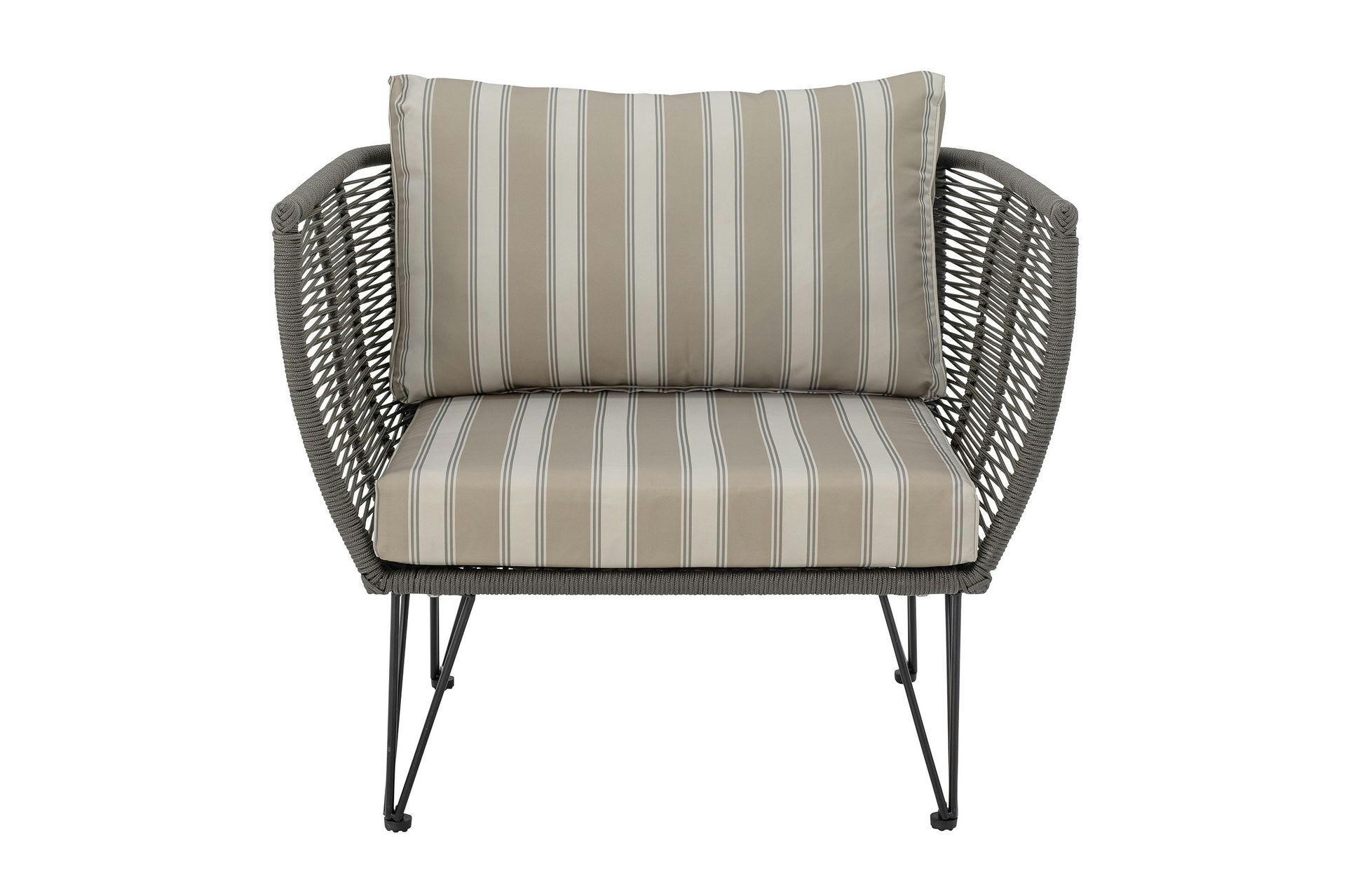 MUNDO - Chaise de salon en tissu vert