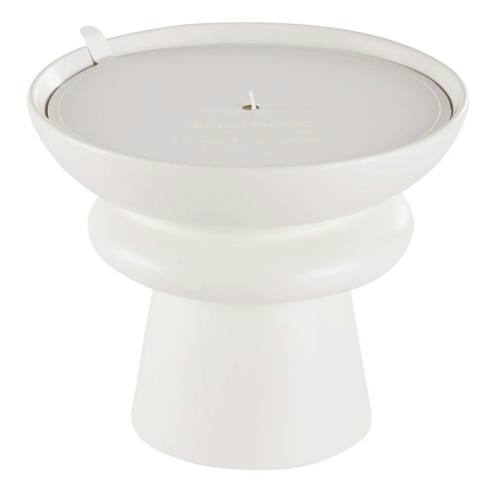 - Bougie parfumée en céramique crème