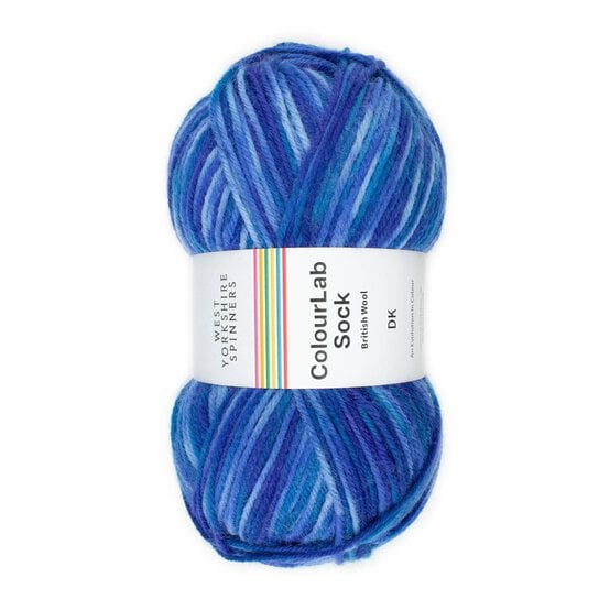West Yorkshire Spinners Blues ColourLab Sock DK 150g