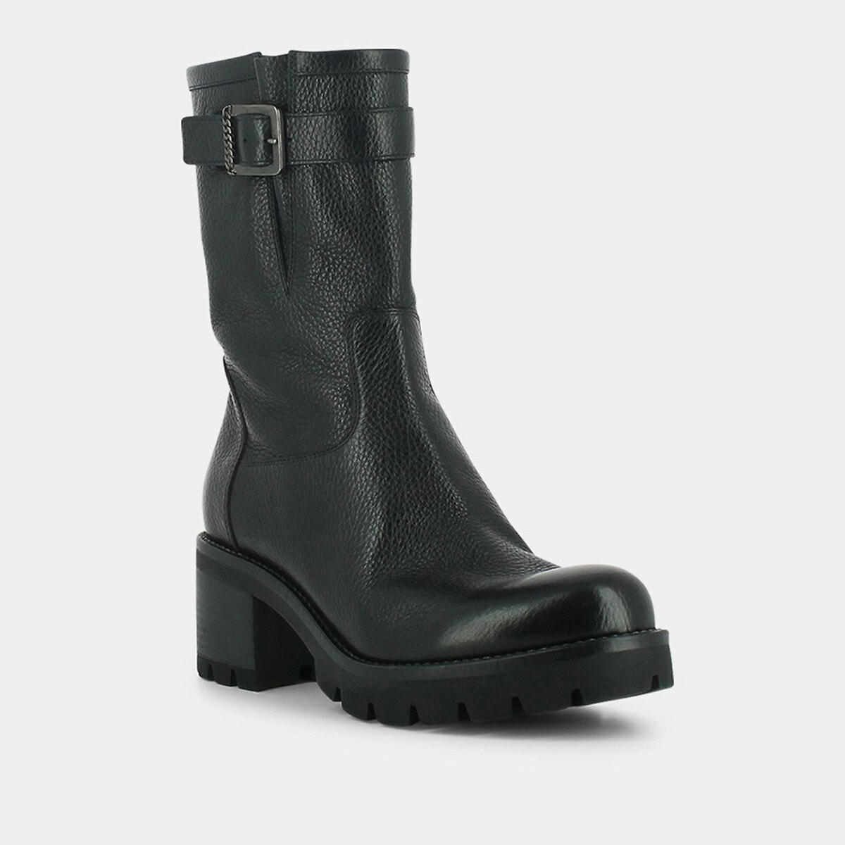 Boots motardes en cuir Mathos