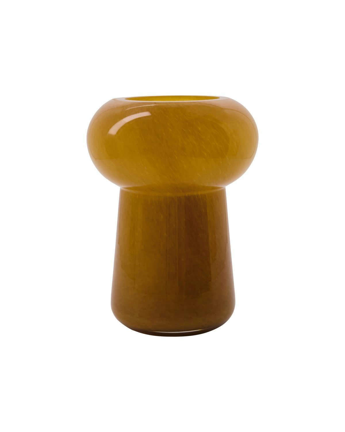 - Vase Verre Ambre 18X18