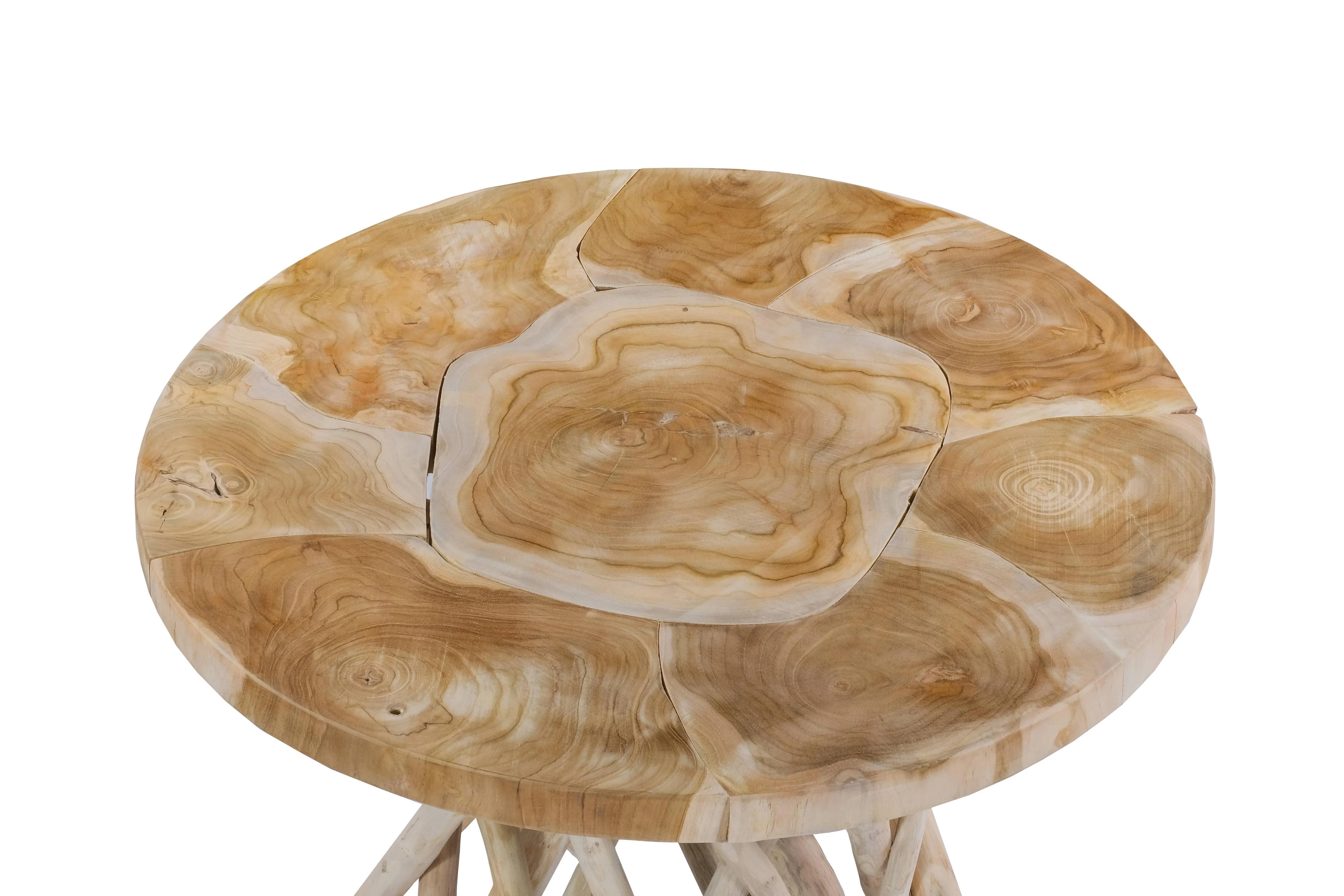 Bijzettafel Radix teakhout
