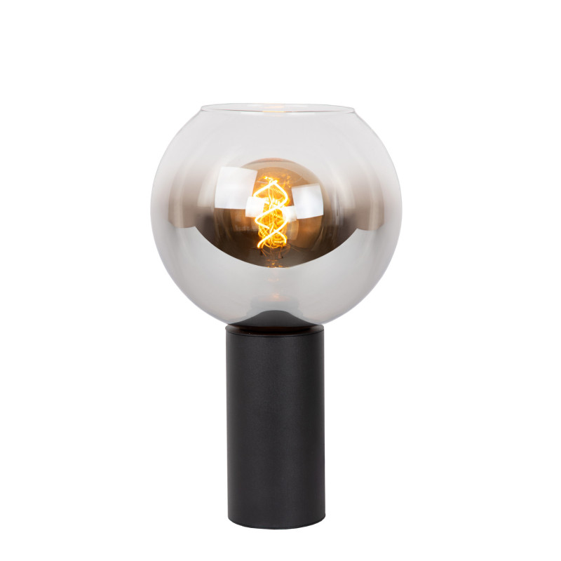 Lampe de table Marius noire E27 40 W LUCIDE