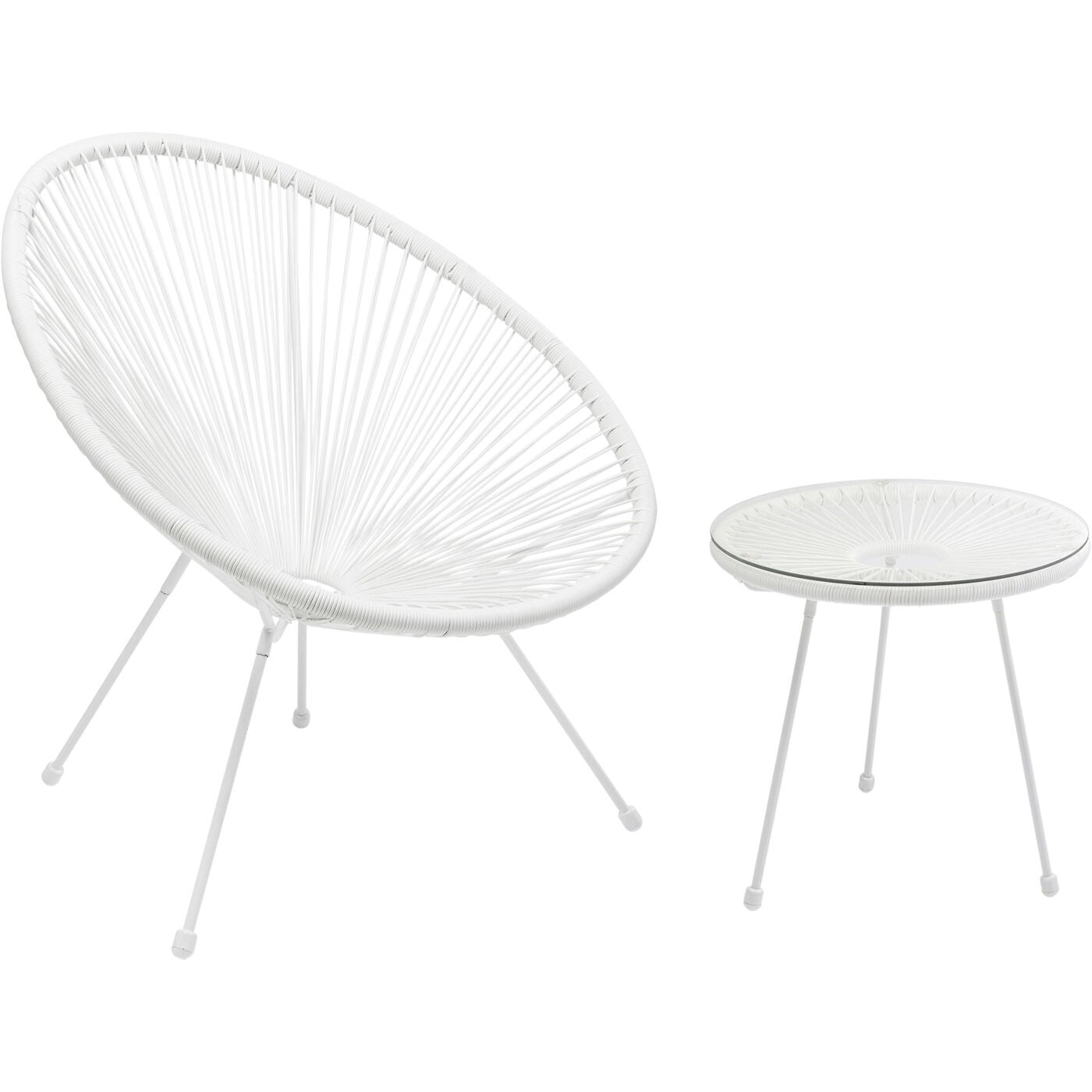 Kare Design Tuinmeubilair Acapulco Mono wit