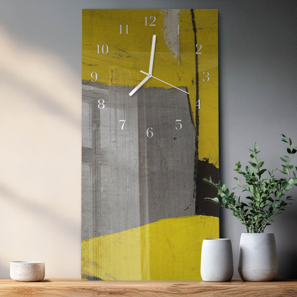 Zegar loft 30x60 Dezorientacja nowoczesny na ścianę