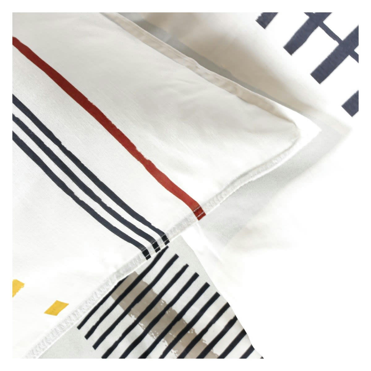 SUNSHINE EVE - Parure de lit 2 personnes imprimé en Coton Blanc 240x260 cm