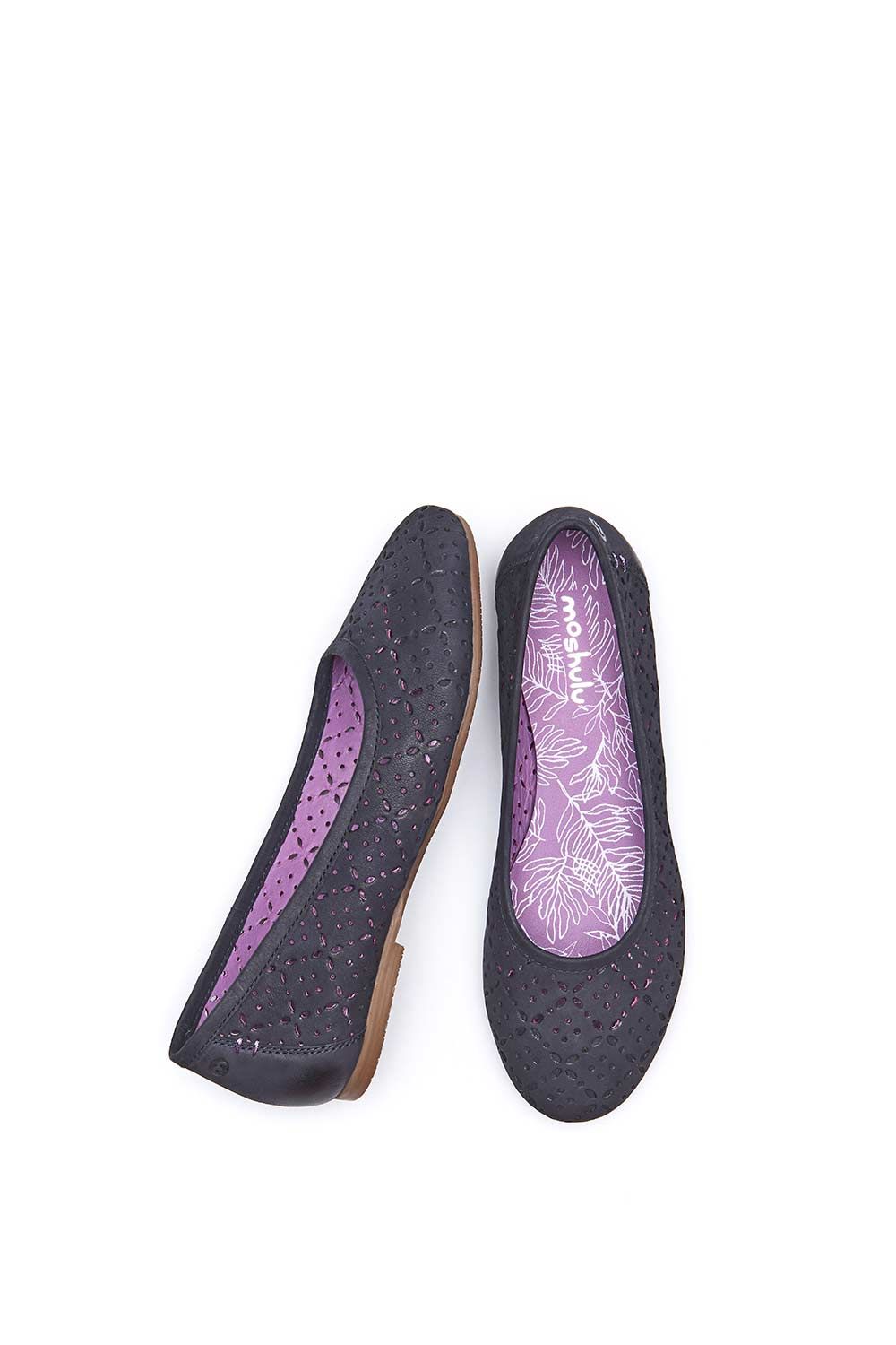 Moshulu Senara' Punched Pattern Ballerina Pumps
