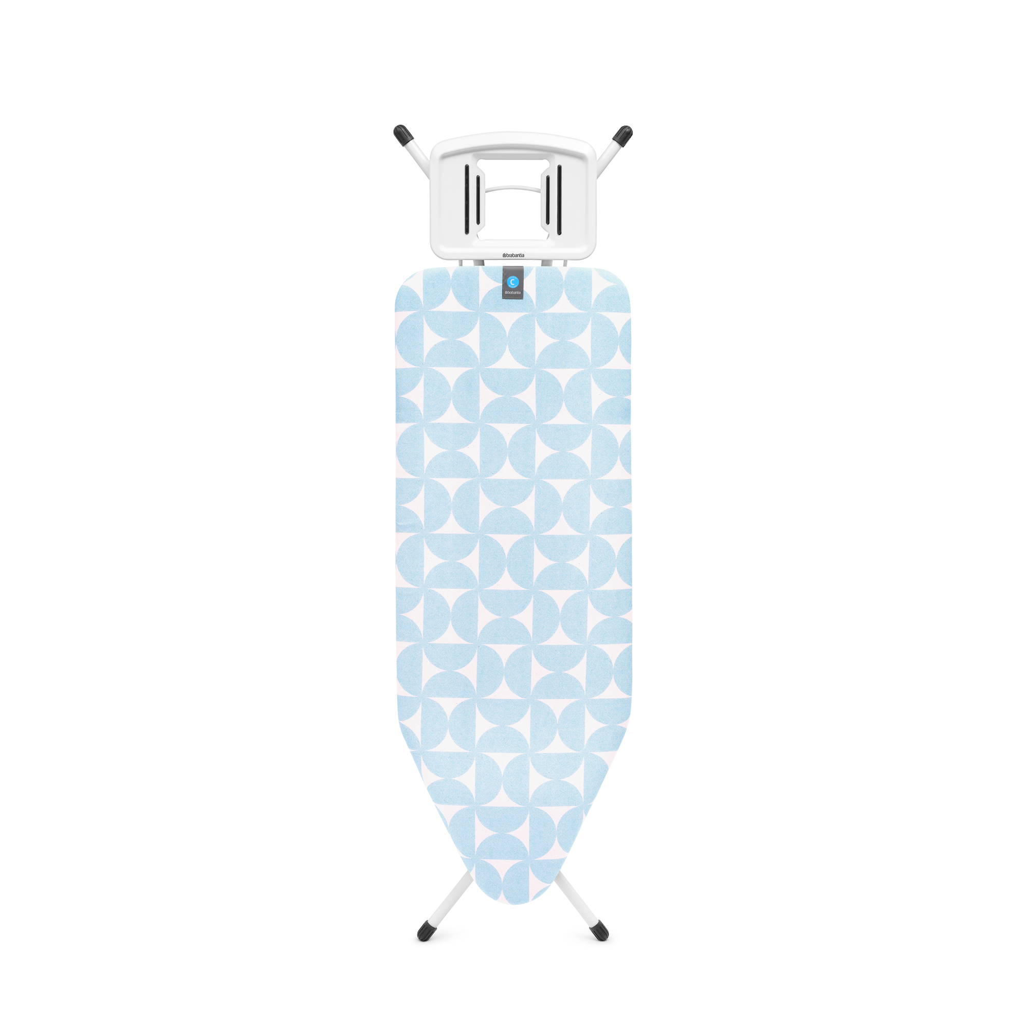 Brabantia Strijkplank C, 124x45 cm, solide strijkerhouder 219689 - Fresh Breeze