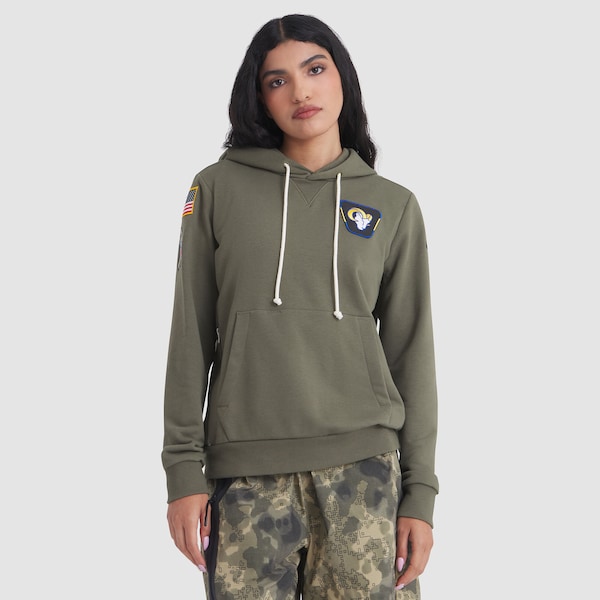 Los Angeles Rams Nike Women's 2025 Salute to Service Sideline Standard Issue Dri-FIT Hoodie - Olive