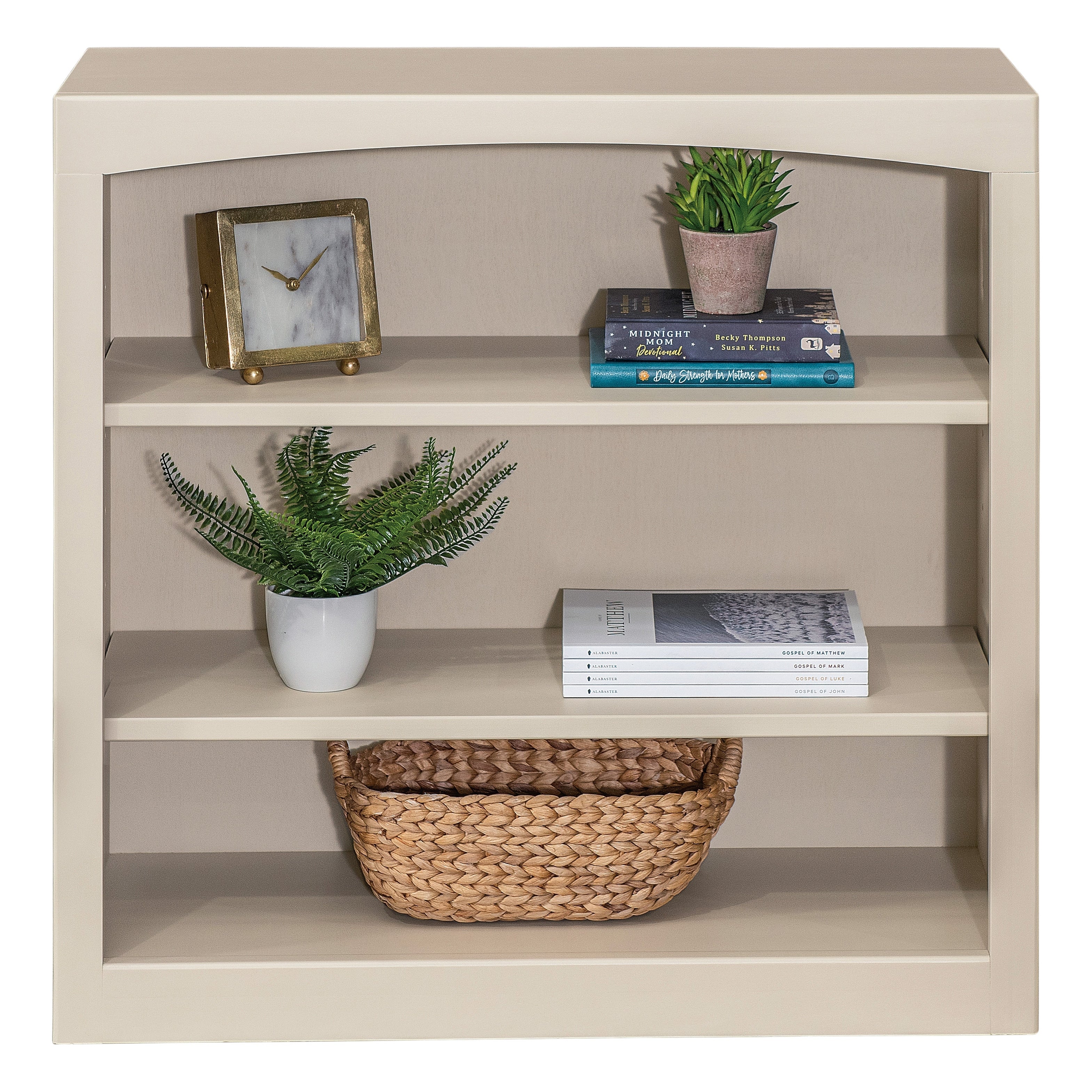 Arch+Haven Solid Wood Bookcase 30 x 30