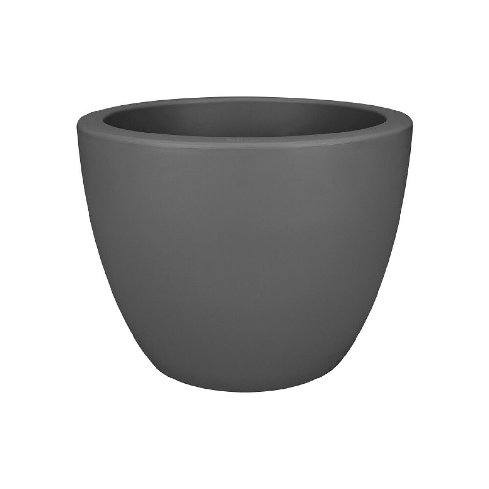 UTEPOTTE ELHO PURE SOFT ROUND 40CM MED HJUL ANTRASITT