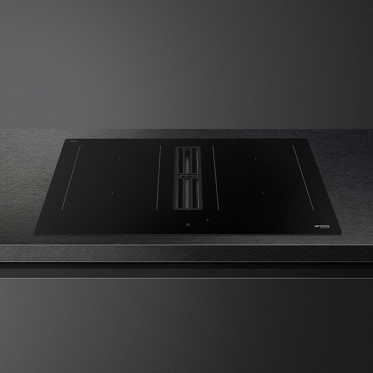83cm Venting Induction Hob Matte Black