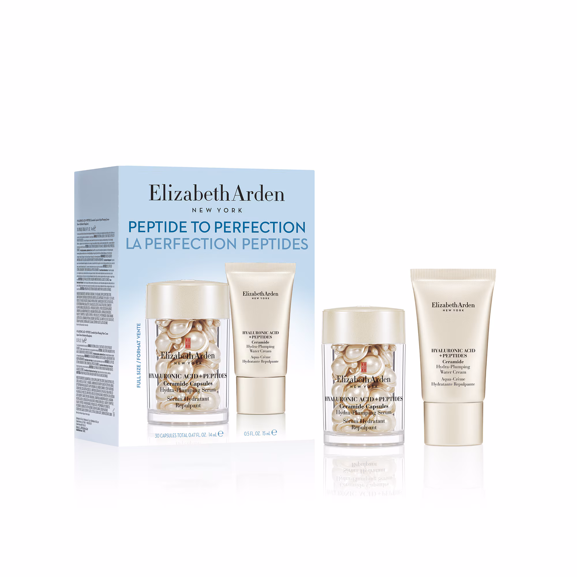 CERAMIDECoffret - sérum hydratant répulpant + aqua crème hydratante repulpante