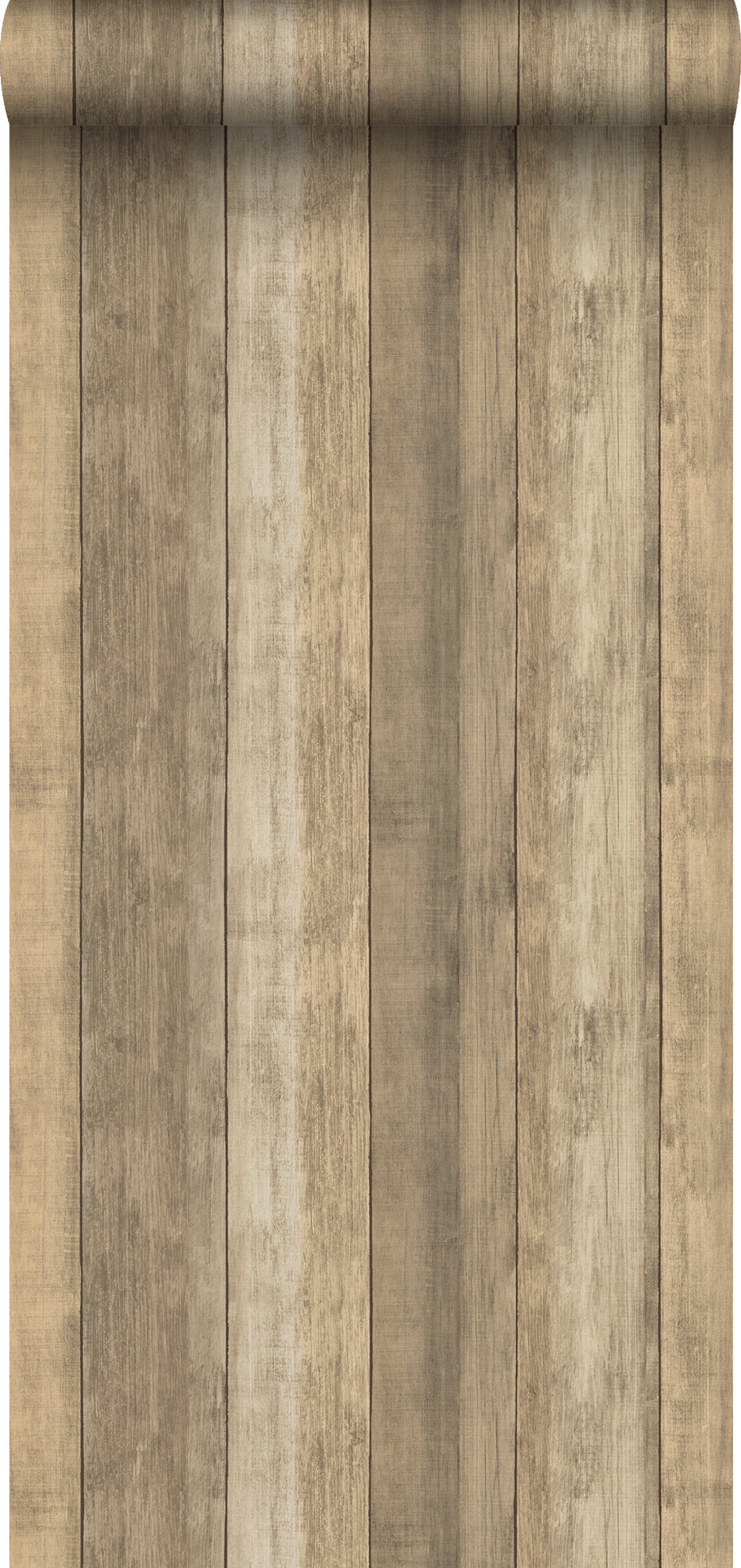 Sanders & Sanders behang houtlook beige en bruin - 53 cm x 10 m - 640053