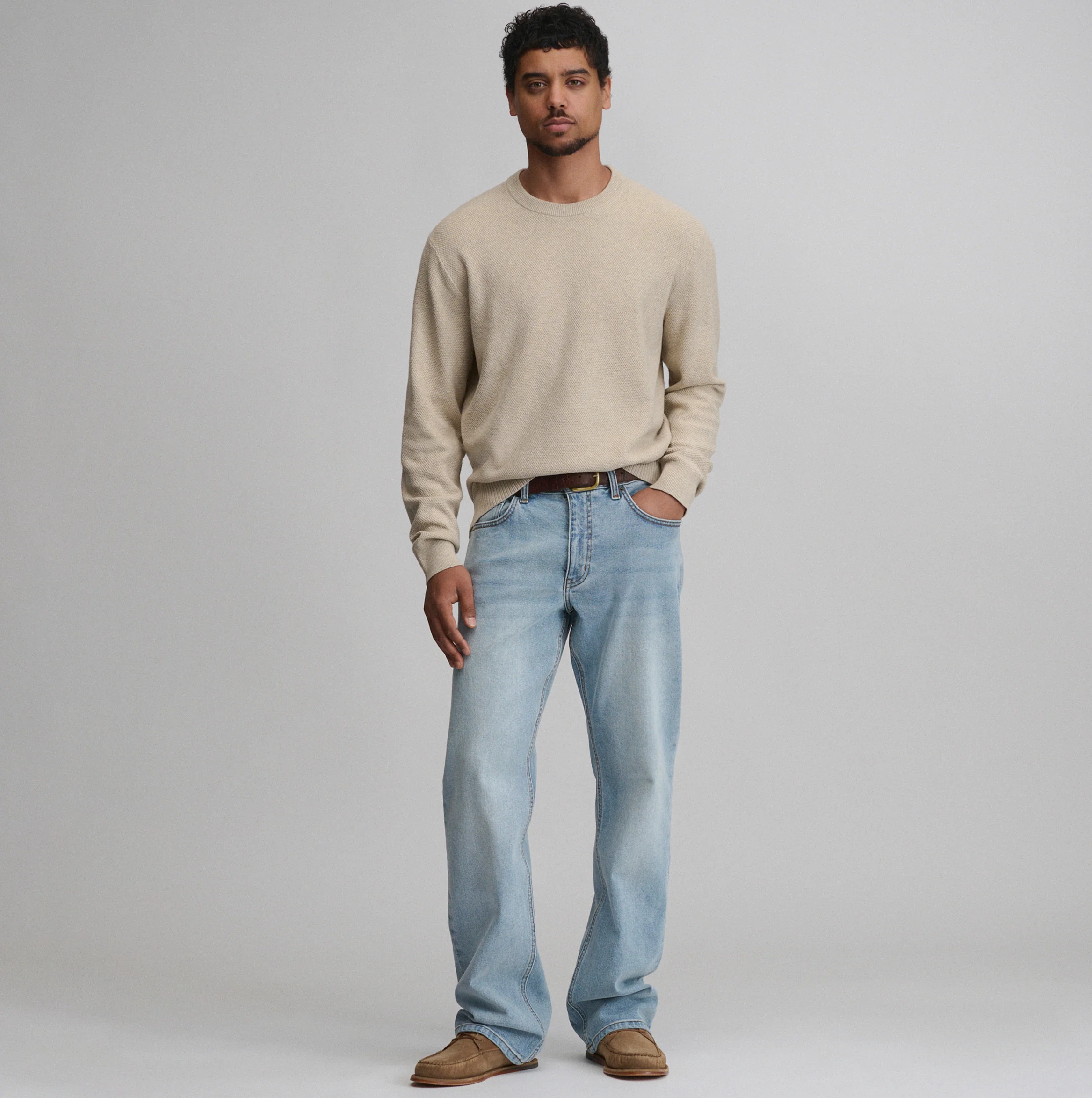 Men's Classic Crew Solid Sweater