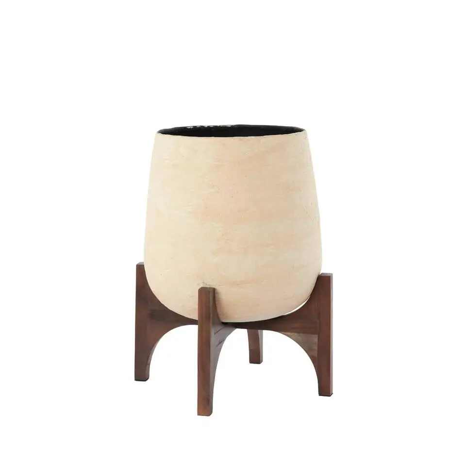 Bloempot Karuna - Wit - &Oslash;44x53cm