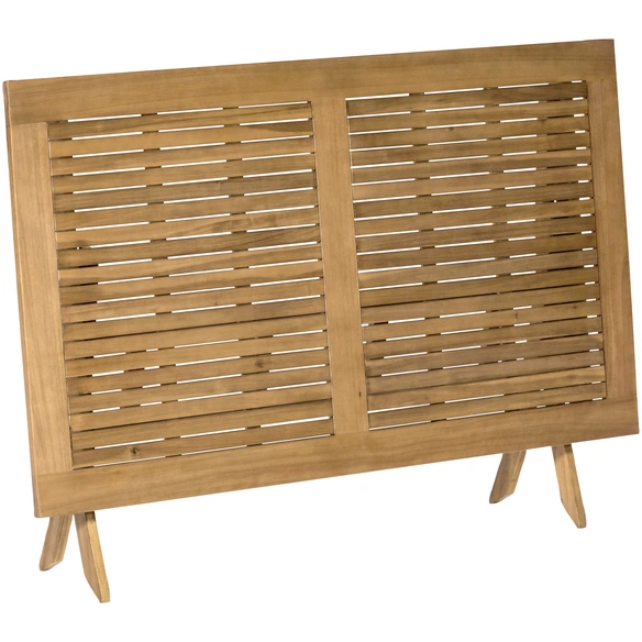 Klapptisch, BxHxL: 90 x 75 x 160 cm, Tischplatte: Akazienholz