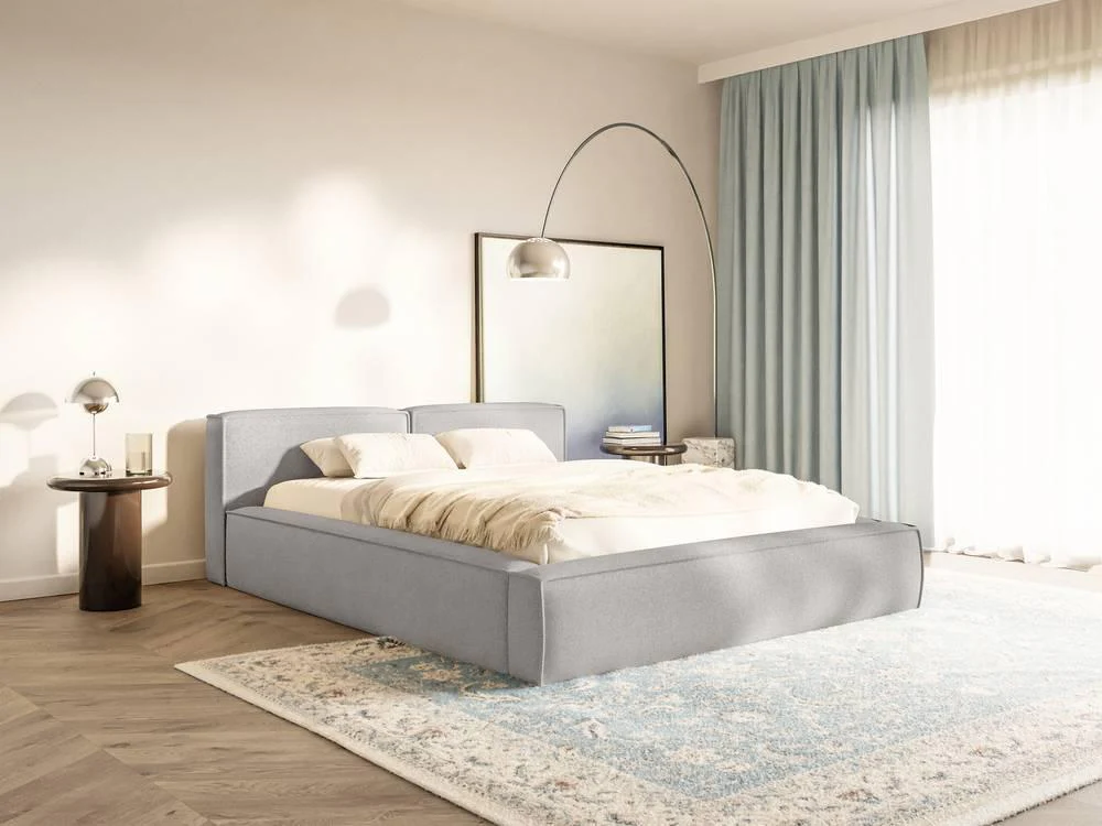 Bedframe Remera Slim chenille 180 x 200 cm