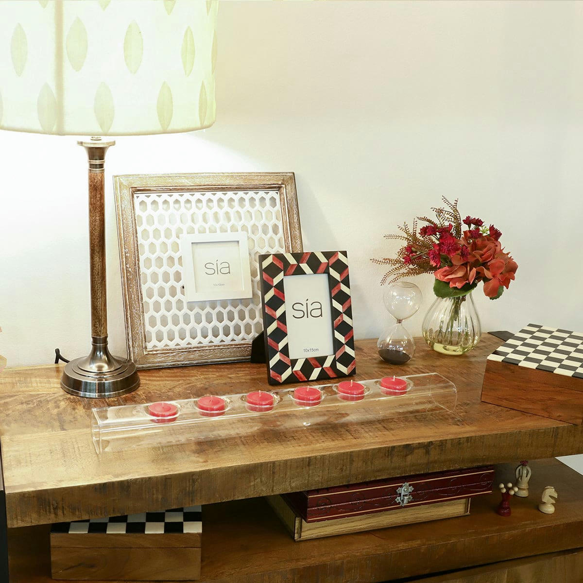 FLAMMES - 16 bougies chauffe-plat Flammes