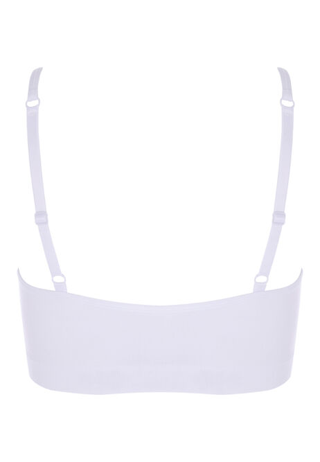 Older Girls White Seamfree Bra Top
