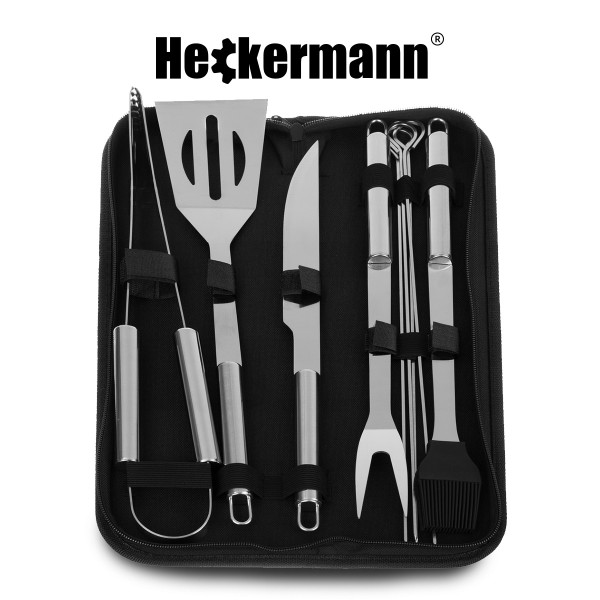 Akcesoria do grillowania Heckermann IN-BBQ9 - 9 elementów