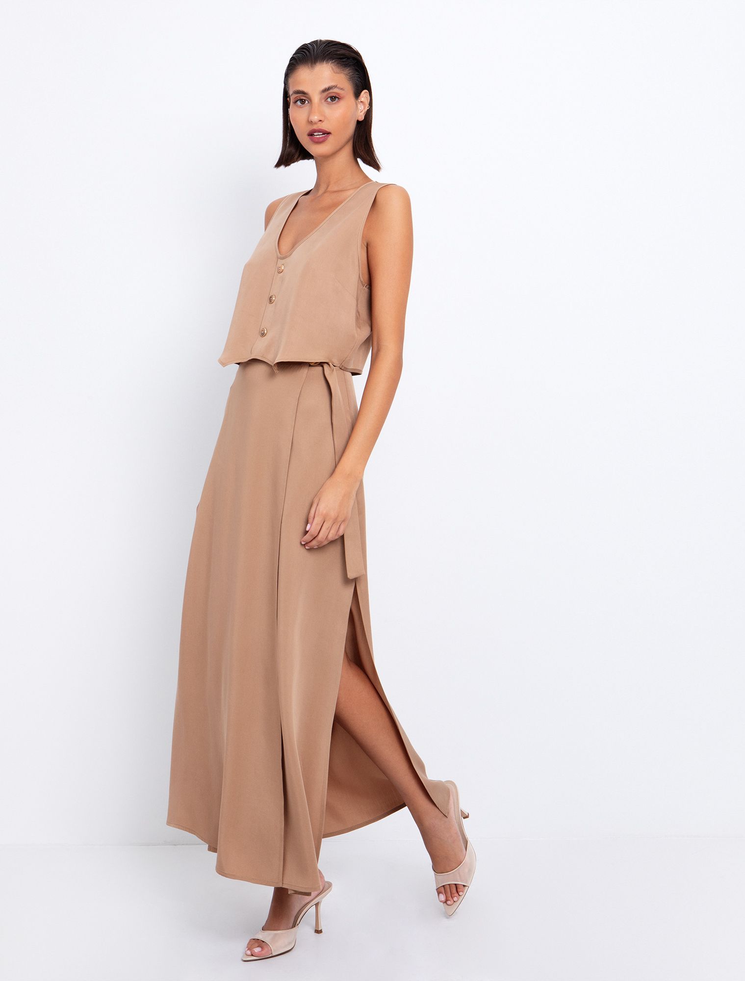 Wrap φούστα με σκίσιμο