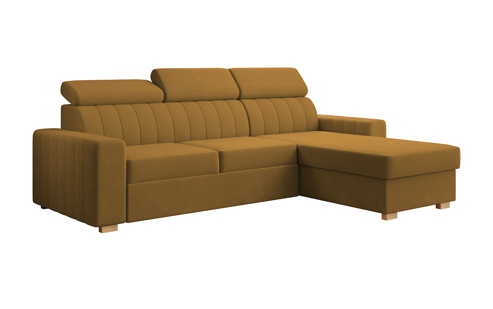 Narożnik Avanti Monolith 48 prawy funkcja spania i pojemnik