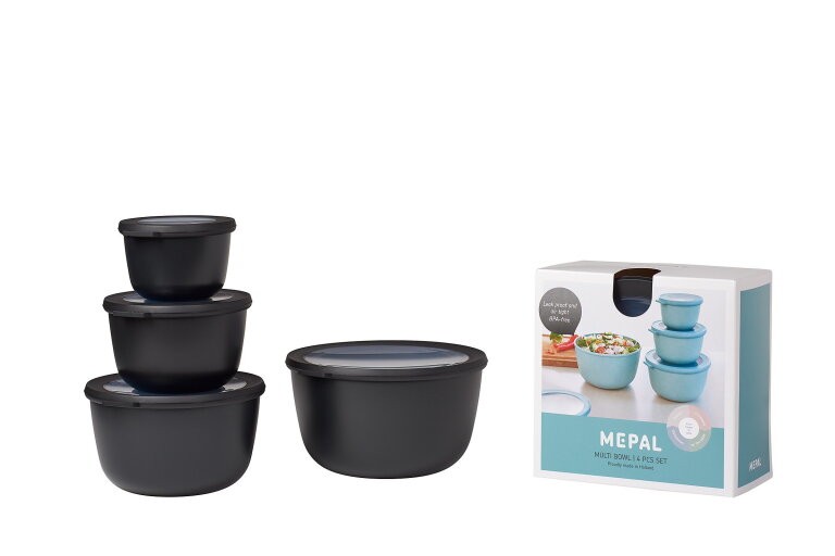 Multikom Cirqula 4-delige set (500 1000 2000 3000) - Nordic black