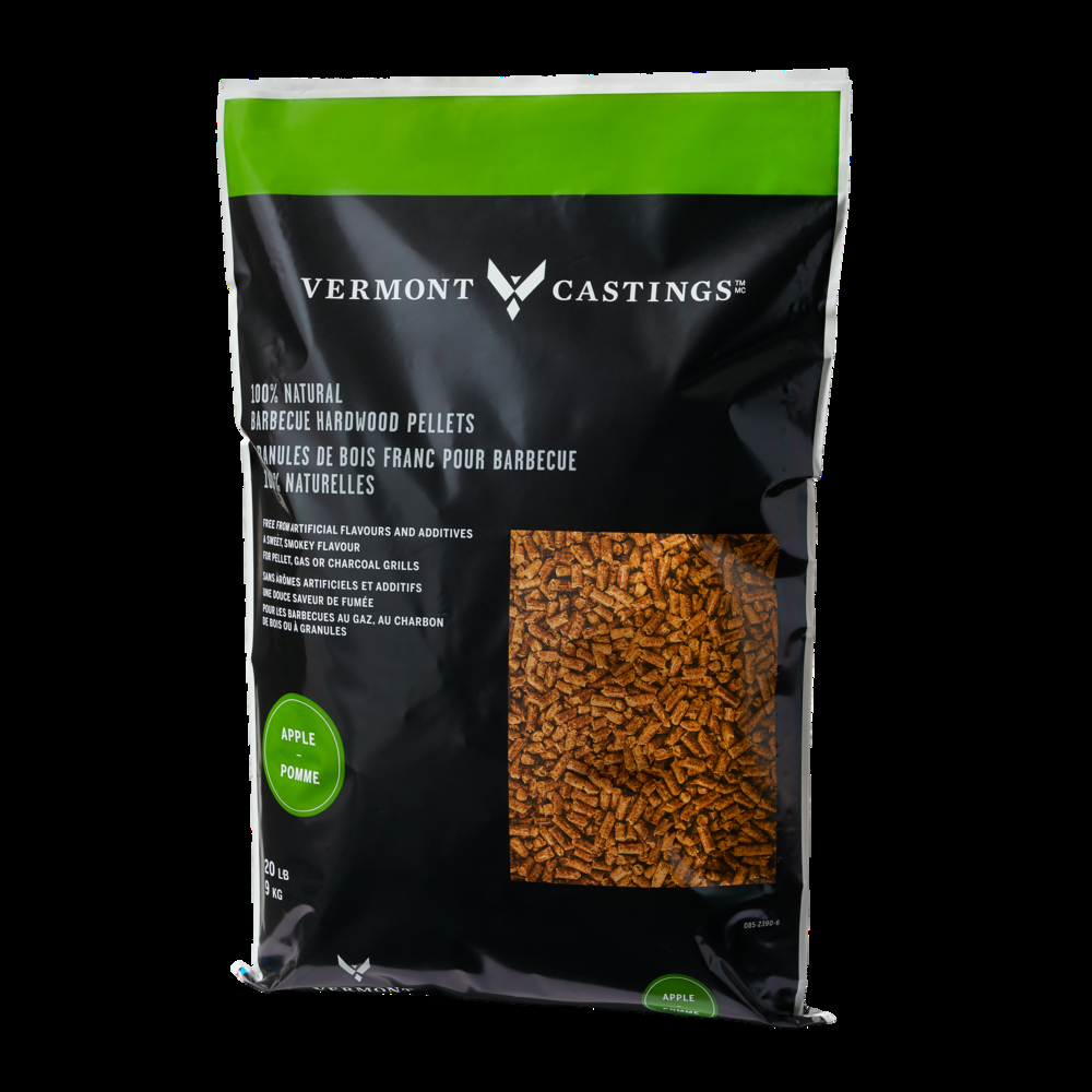 Vermont Castings Apple Blend 100% Natural BBQ Hardwood Smoking Pellets, 20-Lb