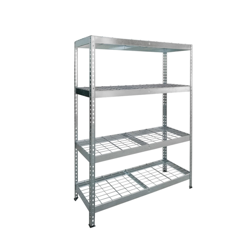 Etagère de rangement Industrial Duty acier 180 x 120 x 45 cm PRACTO HOME