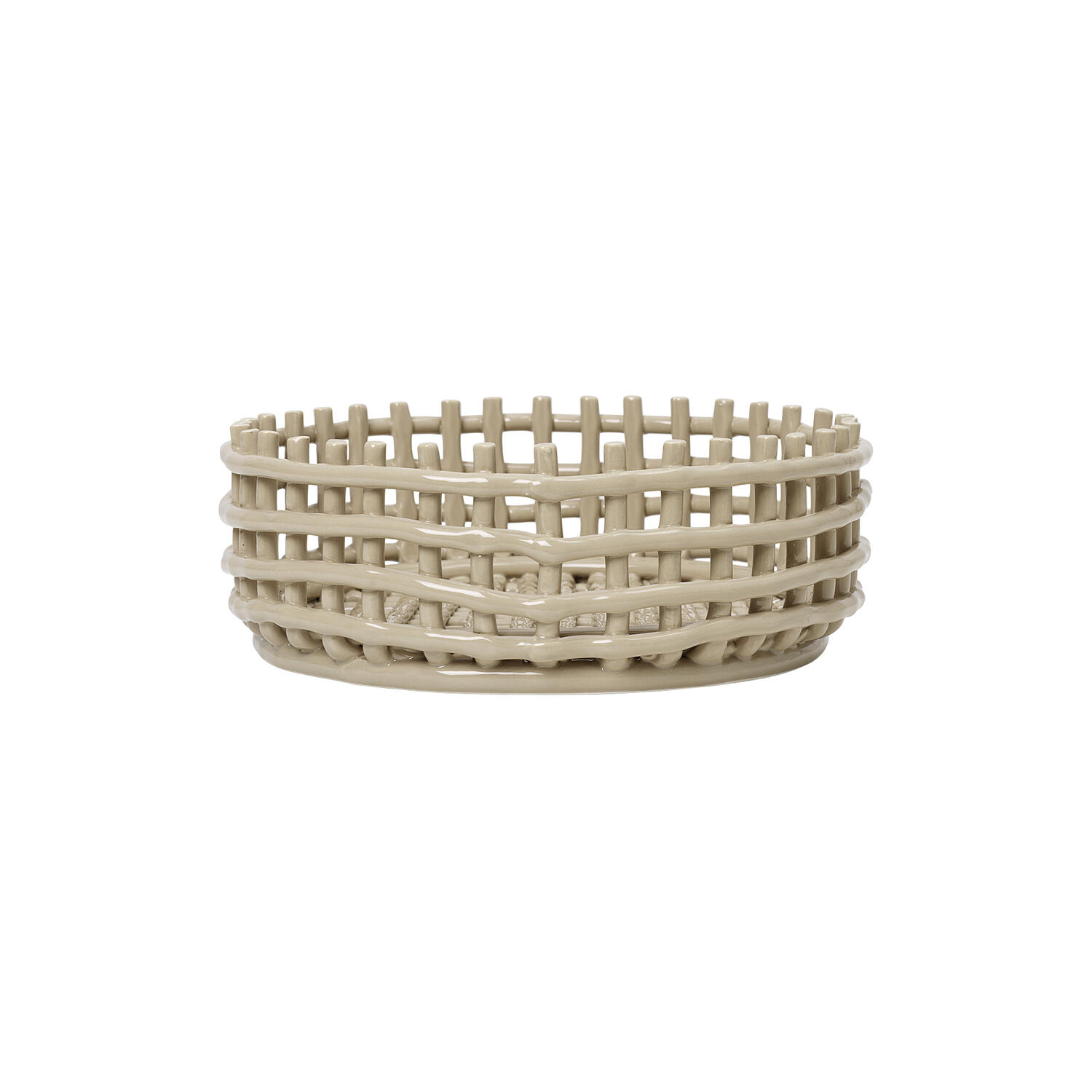 Ceramic Centrepiece, cashmere