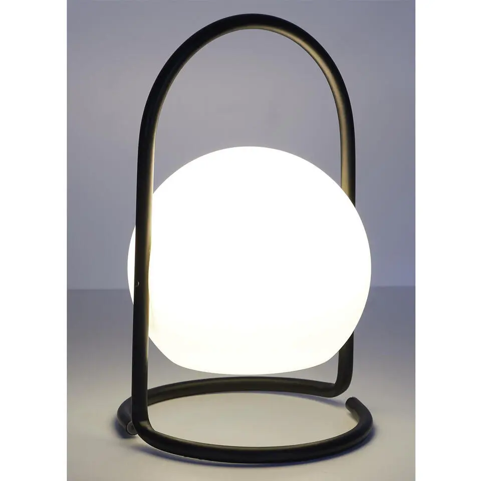 Home deco factory tafellamp - kunststof - rond - waterproof