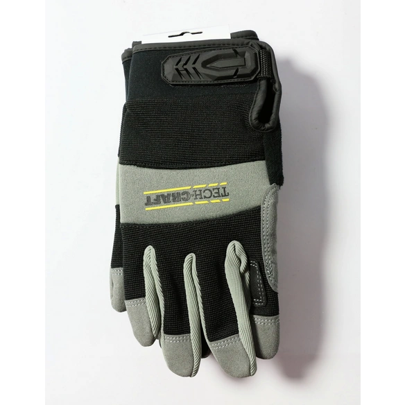 Arbeitshandschuhe, schwarz/grau, 2 Paar