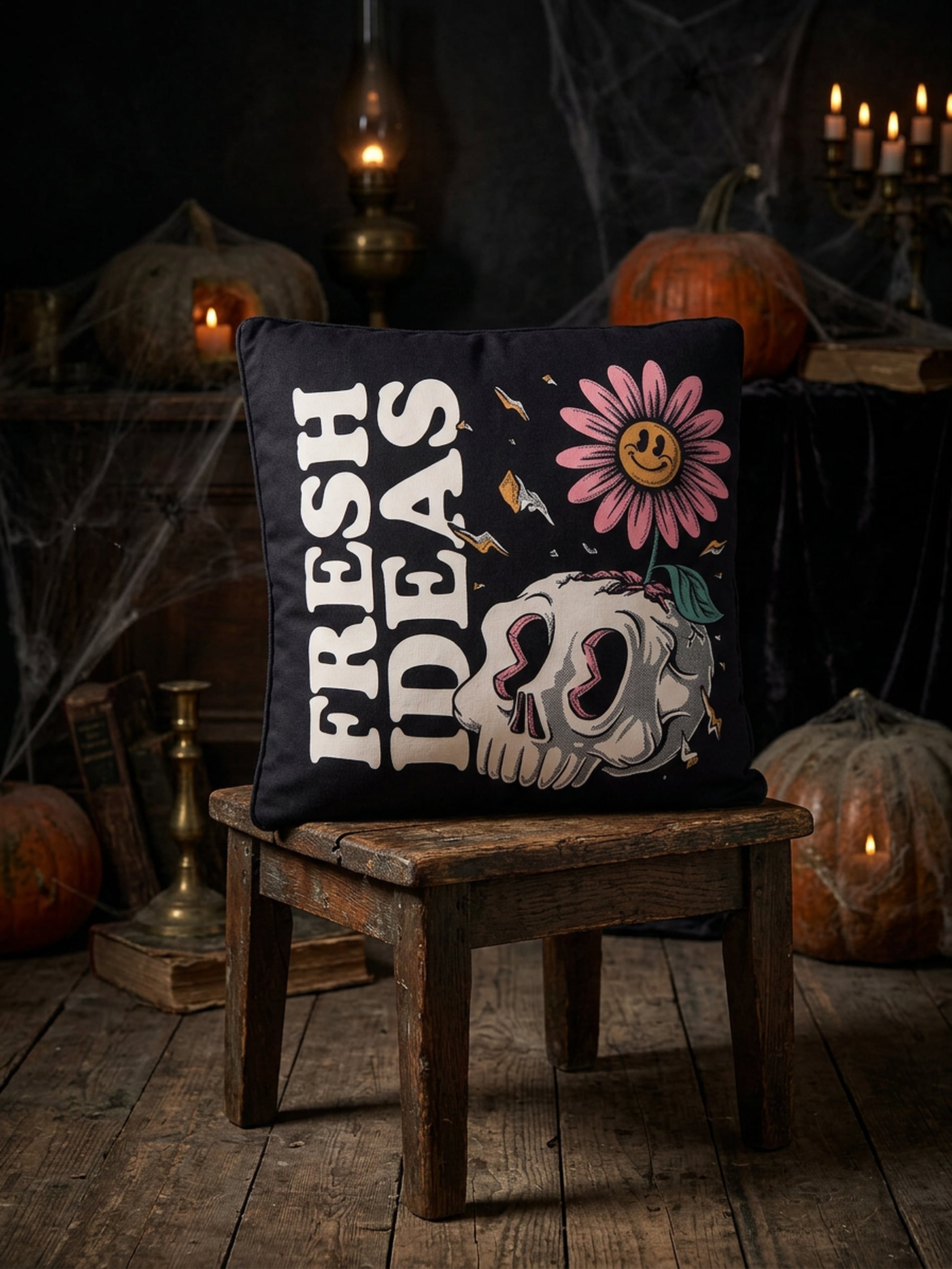 Poduszka w stylu halloweenowym