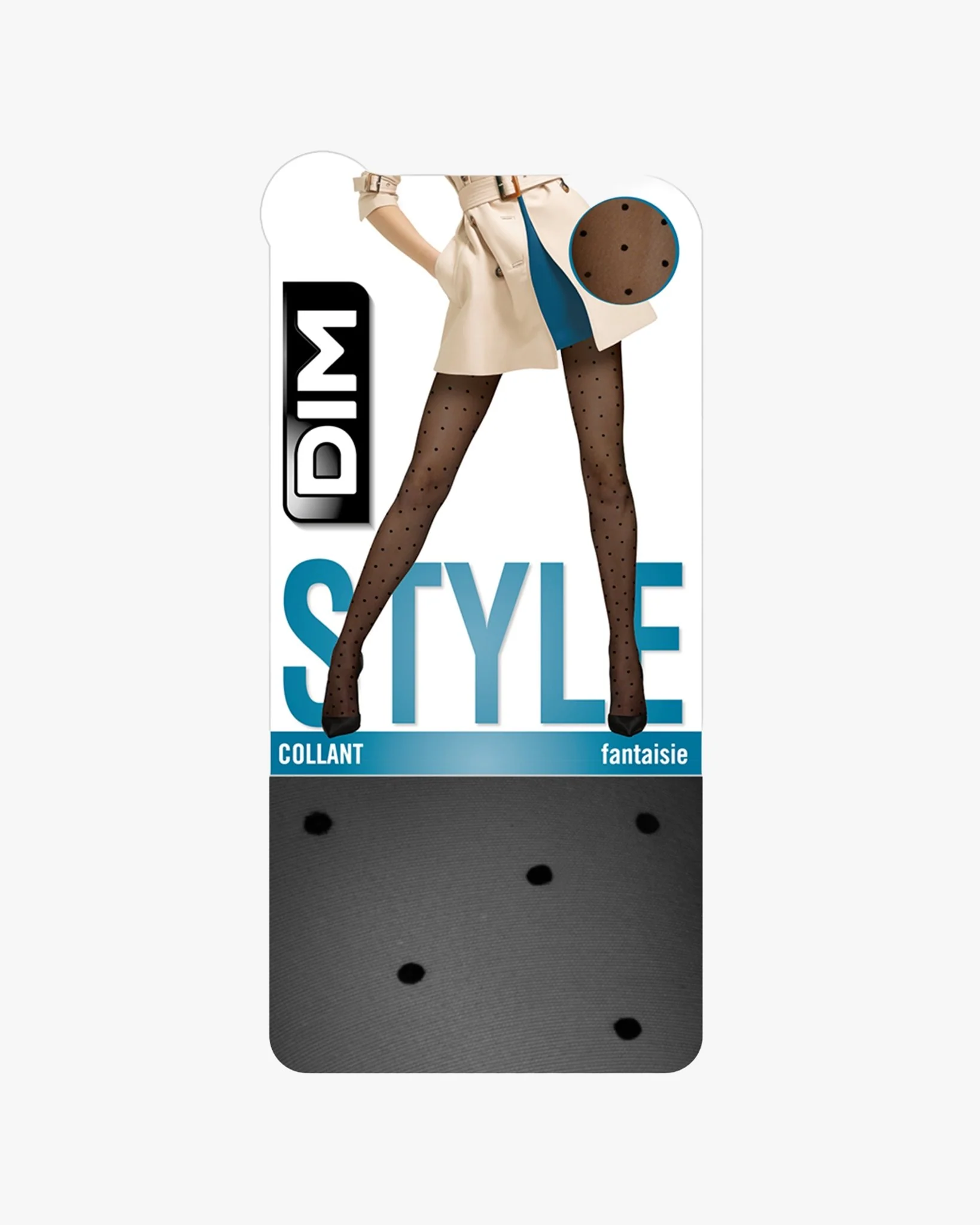 COLLANT EFFET PLUMETIS NOIR