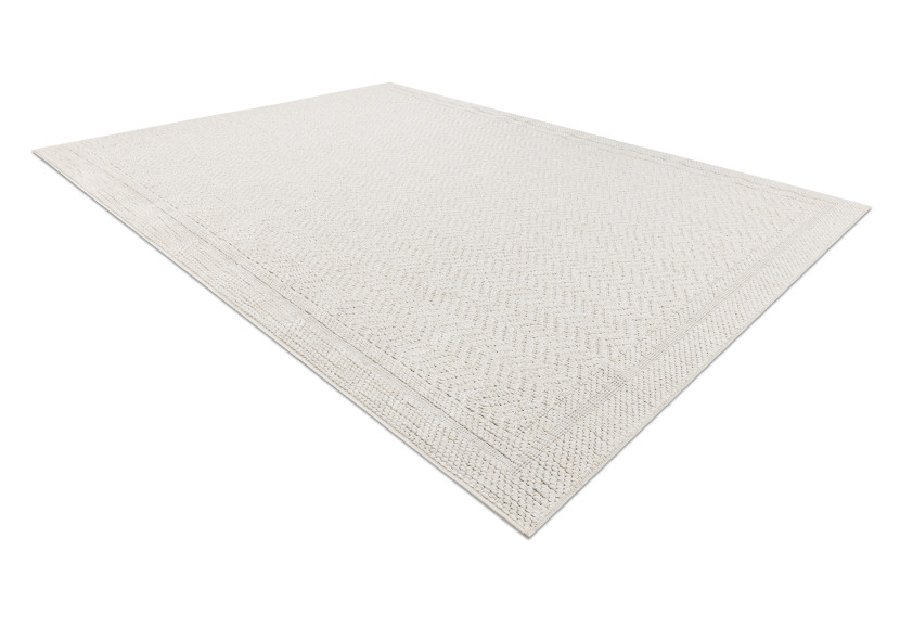 Dywan ORIGI 3739 krem - Ramka, jodełka sznurkowy SIZAL 58x100 cm