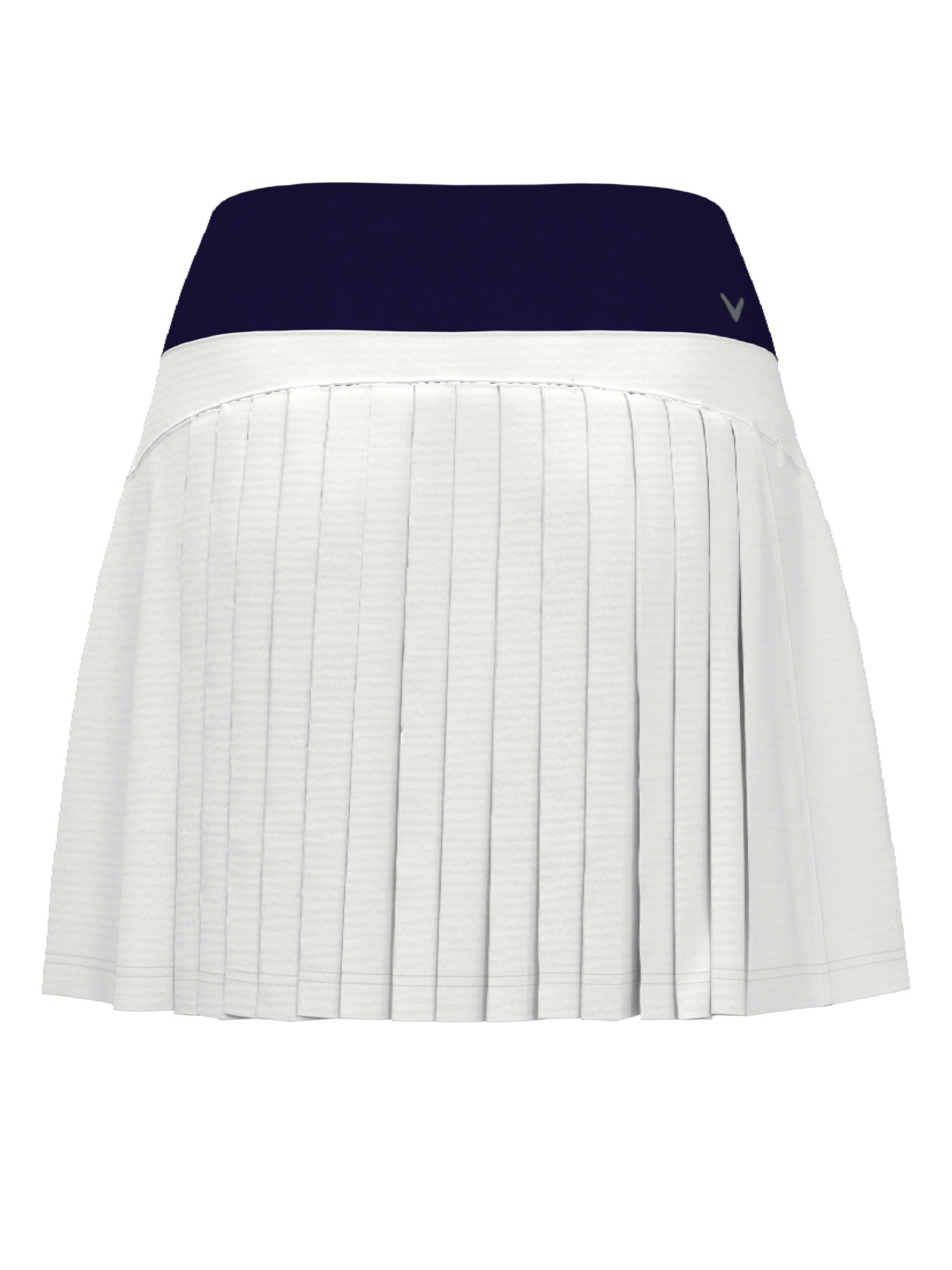 Womens 17 High Waist Color Block with Back Pleats