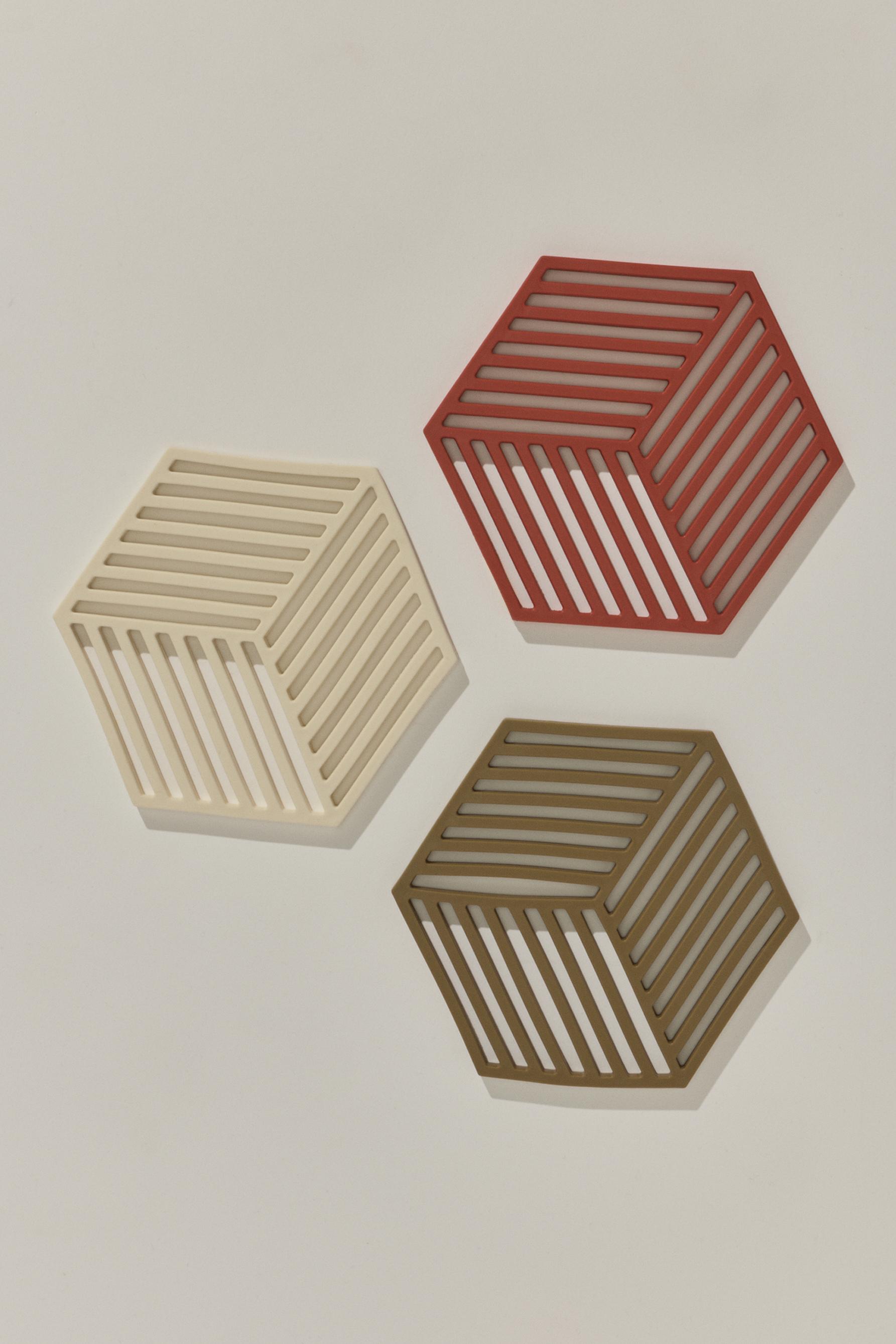 Pack 3 protectores mesa hexagonales