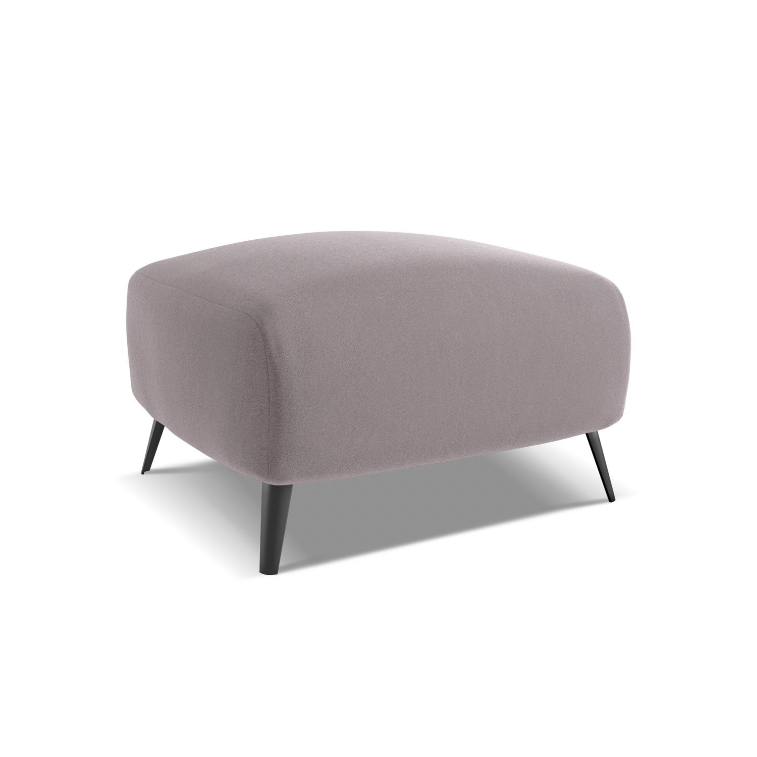 LaMiaSofa Poef Genova - velours - lavendel - 65x65x44