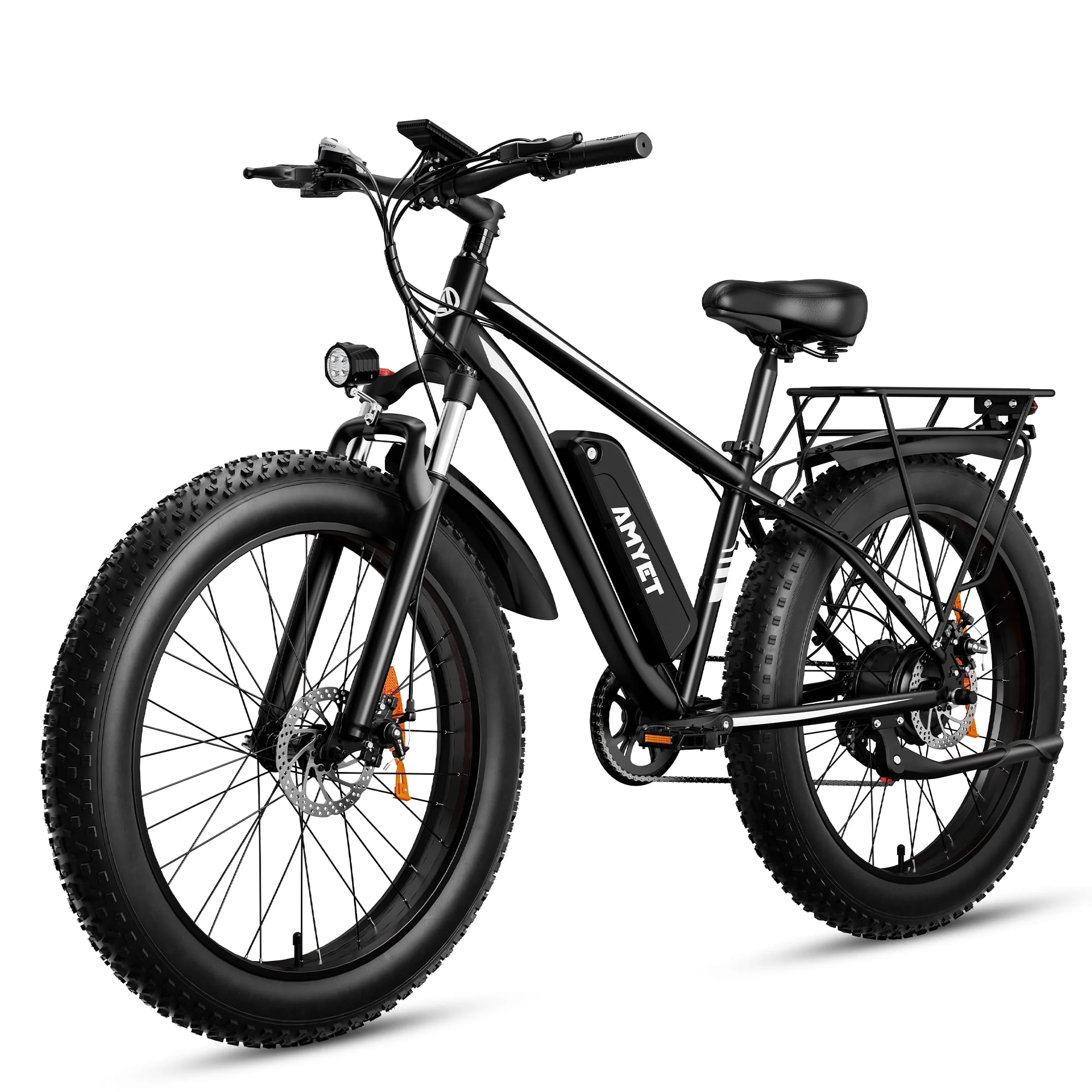 AMYET EB26 750W 720WH UL2849 Electric Bike Mountain Bicycle E Bike 26 Fat Tire 20MPH for Adult