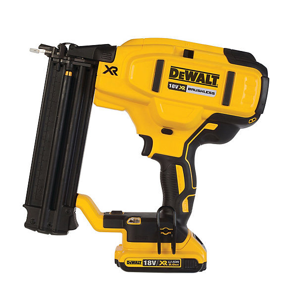 Cloueur de finition 18V XR 18Ga Brushless   2 batteries 2Ah   chargeur   coffret - DEWALT - DCN680D2-QW