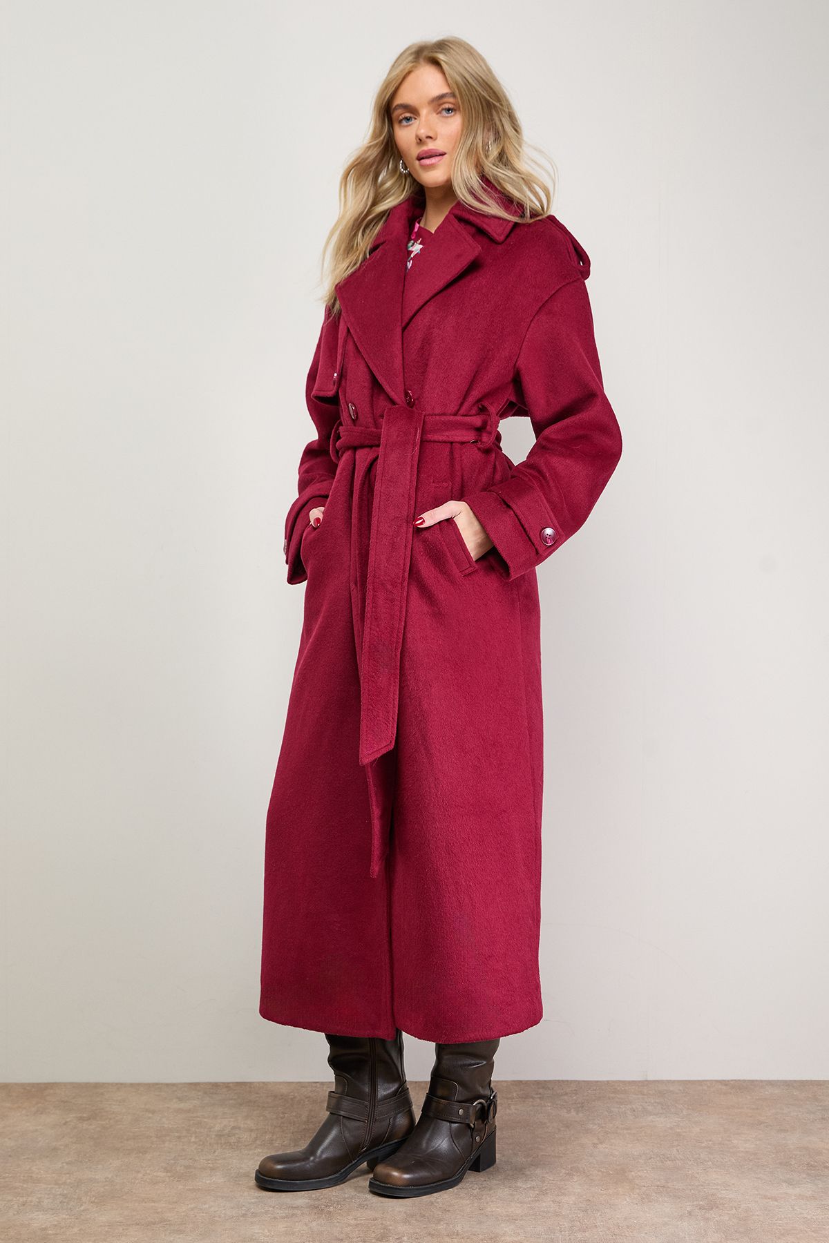Oasis Relaxed Wool Trench
