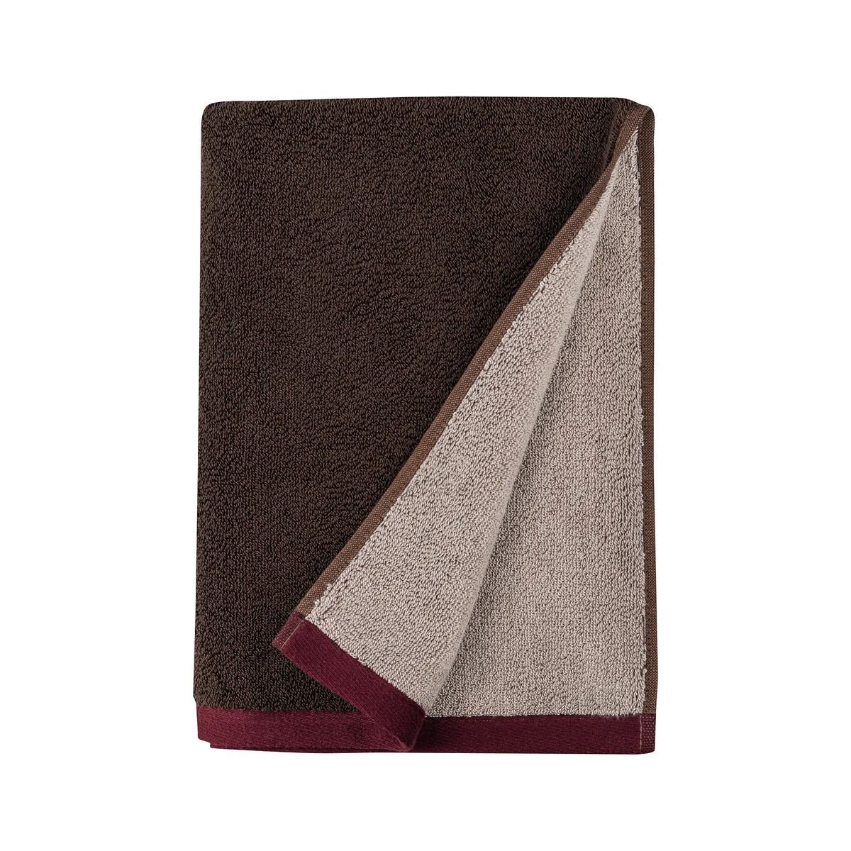 Mette Ditmer - Soft Handtuch, 50 x 90 cm, braun / sand