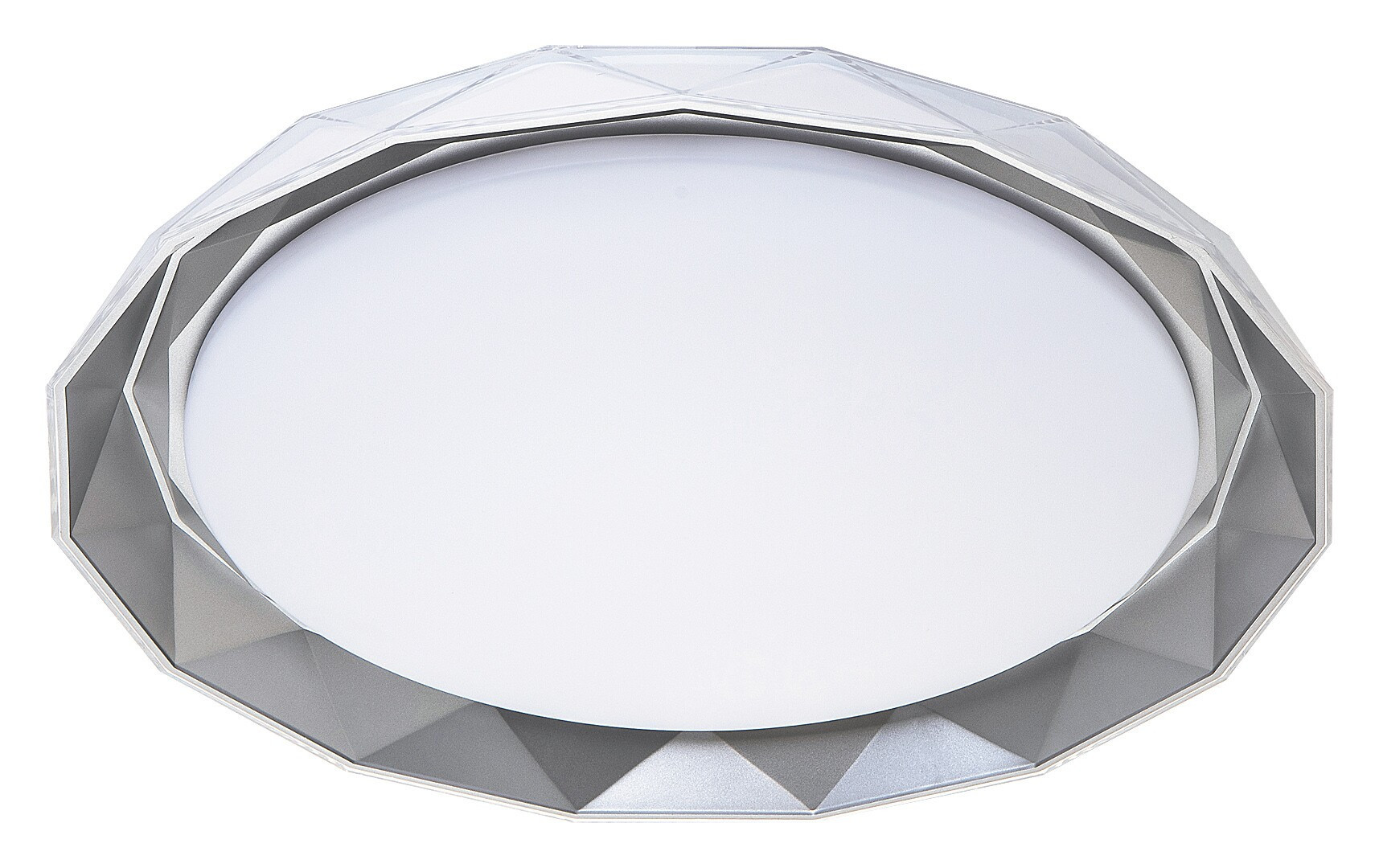 Plafon Arcadiaokrągły popielato-biały LED 1x48W 51cm 3360lm IP20 Rabalux