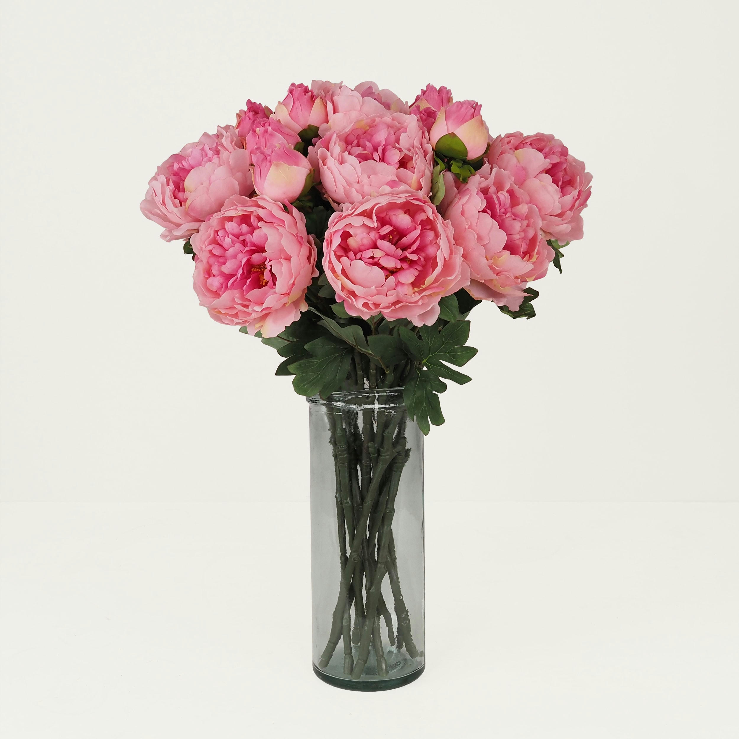 - Pivoine artificielle roses 69cm lot de 12