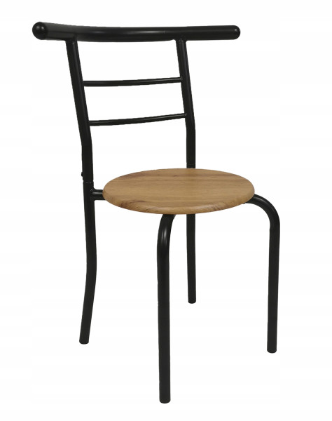 Krzesło do kuchni jadalni salonu loft nowoczesne 51x40 cm Rein dąb