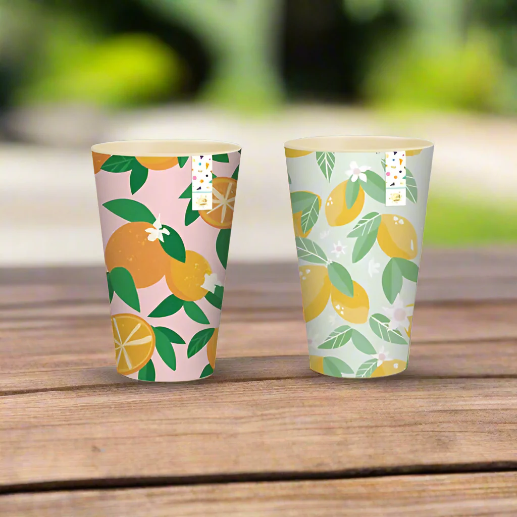 Summer Days Fruit Bamboo Tumbler