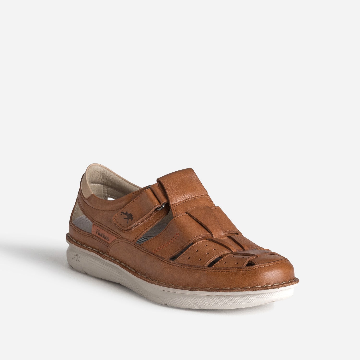 Sandale FLUCHOS cognac cuir